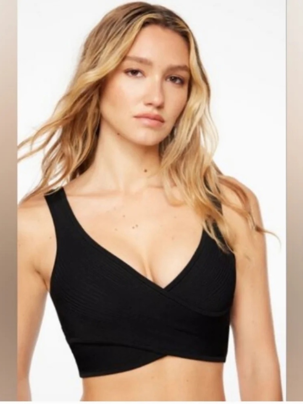Dynamite black crop top